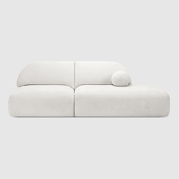 Равелло 3 Шенилл Umbra белого цвета