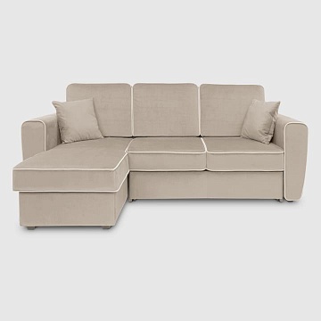 Аляска Бежевый велюр Triniti с грязеотталкивающей технологией