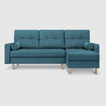 Хардангер лазурный велюр Triniti