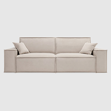 Комо Сталь бежевый велюр Romano