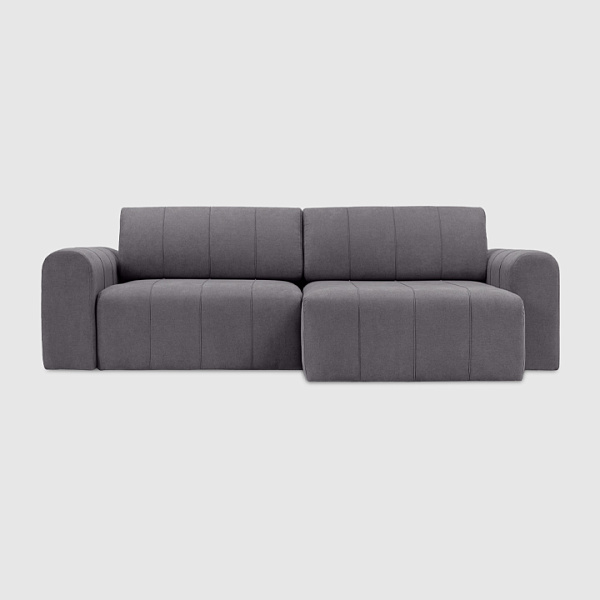 Кармель Серый микровелюр Candy