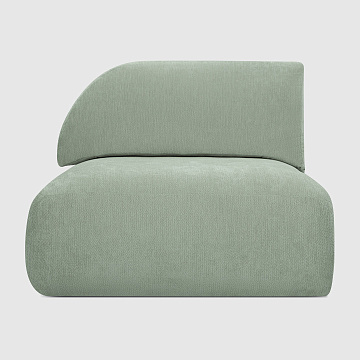 Секция Равелло без локтя Мятный шенилл Umbra