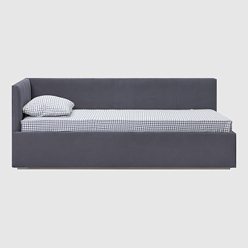 Иса Дымчато-серый велюр Romano