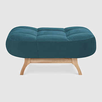 Пуф Готланд Лазурный велюр Triniti