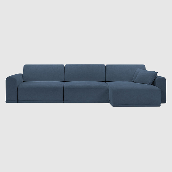 Ванген Лазурный микровелюр Bianco