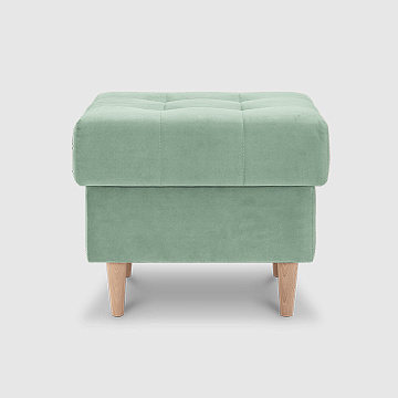 Пуф Хардангер Мятный велюр Triniti