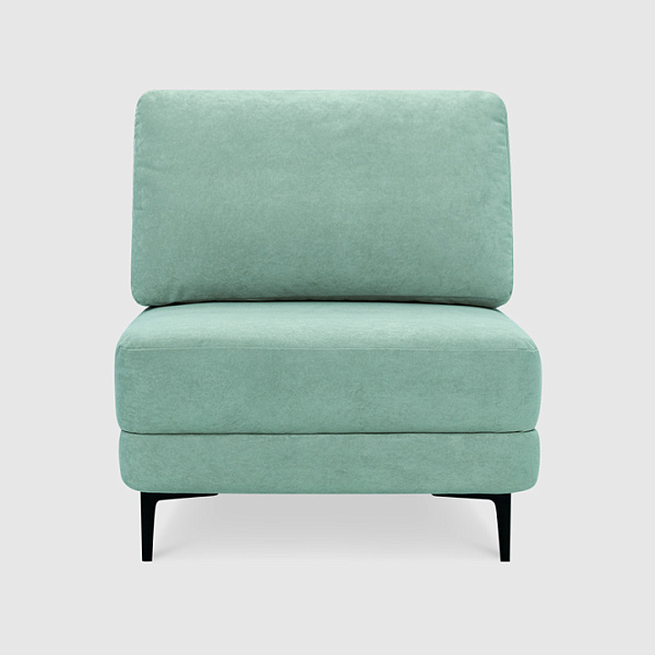 Секция Мьёса Мятный велюр Buddy с грязеотталкивающей технологией