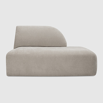 Боковая секция Равелло Светло-серый шенилл Umbra