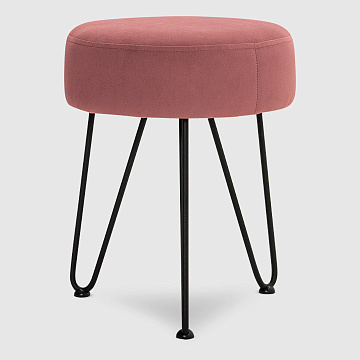 Пуф Аснен Коралловый микровелюр Velutto 