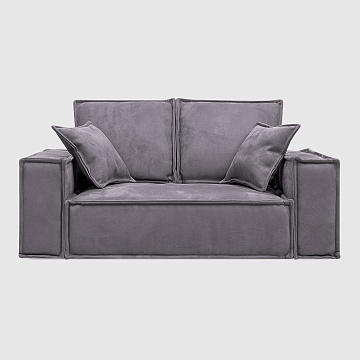 Милан мини for Pets Дымчато-серый искусственный нубук Bakance