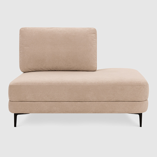 Боковая секция Мьёса Бежевый велюр Buddy с грязеотталкивающей технологией