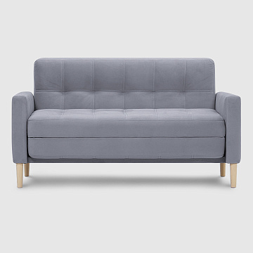 Орхус дымчато-серый микровелюр Velutto