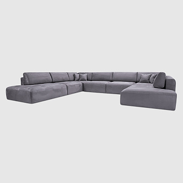 Беллуно 2 Дымчато-серый искусственный нубук Balance