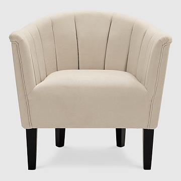 Венерн Бежевый микровелюр Velutto