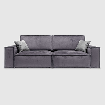 Милан SOFT дымчато-серый искусственный нубук Balance