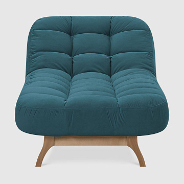 Оттоманка Готланд Лазурный велюр Triniti