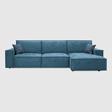 Флоренция сталь Лазурный искусственный нубук Balance