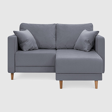 Нюхавн Дымчато-серый микровелюр Velutto