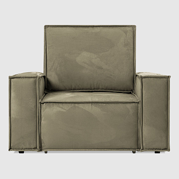 Салерно Искусственный нубук Balance цвета хаки