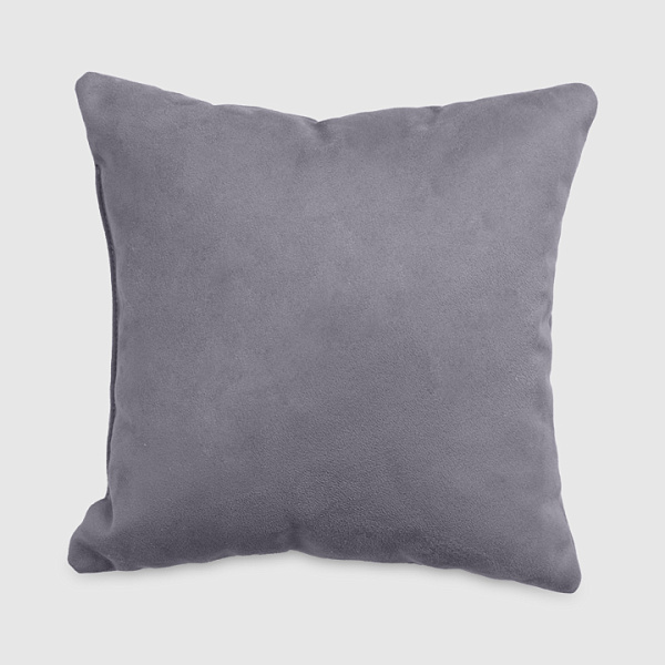 Подушка из искусственного нубука