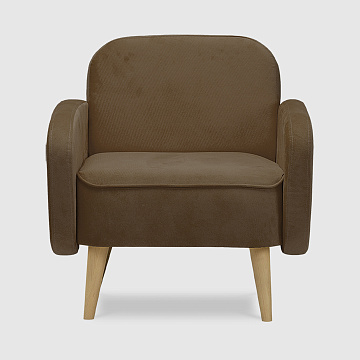 Харстад Велюр Zara орехового цвета