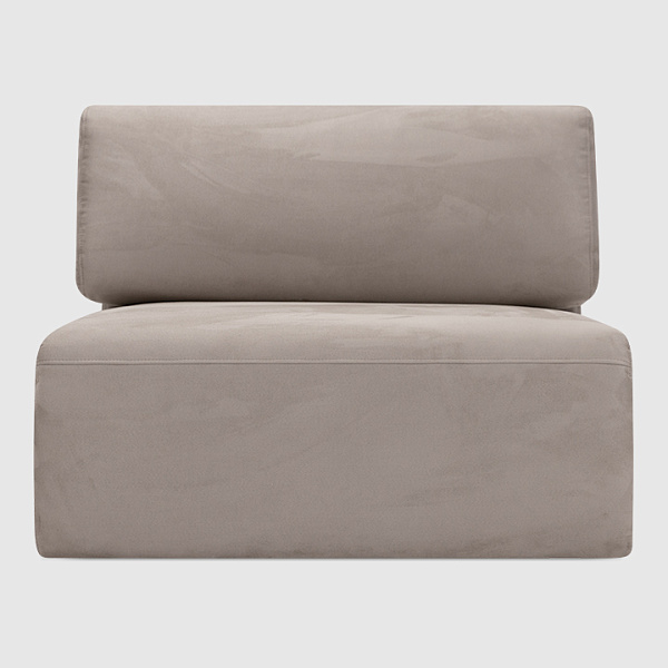 Секция Беллуно Тёмно-бежевый искусственный нубук Balance