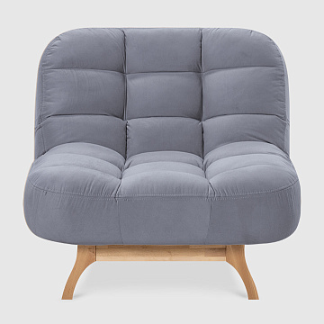 Кресло Готланд Дымчато-серый велюр Triniti