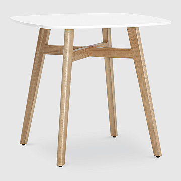 Target Белый МДФ/массив бука