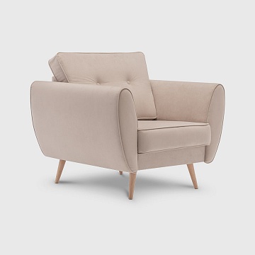 Эльтон бежевый велюр Triniti