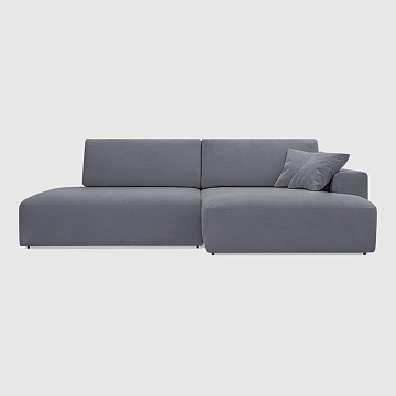 Лугано Дымчато-серый шенилл Lounge