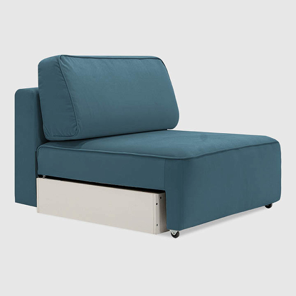 Секция Сиена Лазурный велюр Triniti с грязеотталкивающей технологией