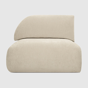 Секция Равелло без локтя Бежевый шенилл Umbra