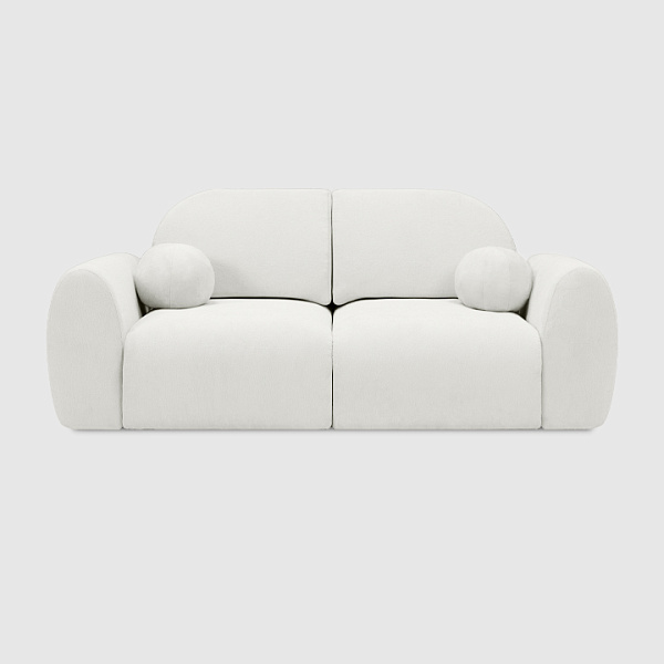 Асти мини шенилл Umbra белого цвета