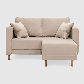 Нюхавн Бежевый микровелюр Velutto