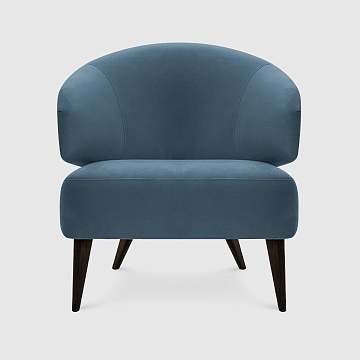 Ульвер Лазурный микровелюр Velutto