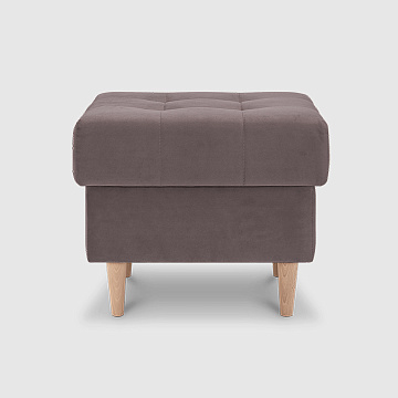 Пуф Хардангер Велюр Triniti цвета какао