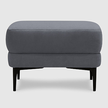 Пуф Меларен Темно-серый велюр Buddy с грязеотталкивающей технологией