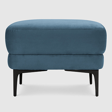 Пуф Мальме Лазурный искусственный нубук Balance