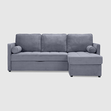 Делемон дымчато-серый микровелюр Velutto