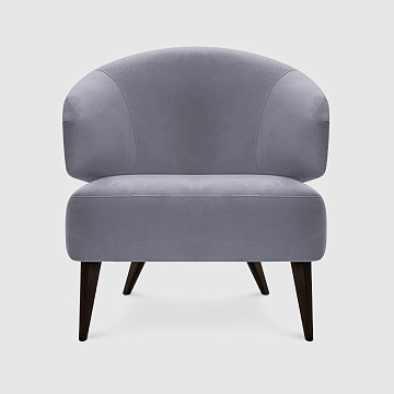 Ульвер Дымчато-серый микровелюр Velutto