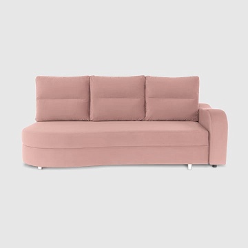 Селенга велюр Triniti цвета фламинго с грязеотталкивающей технологией