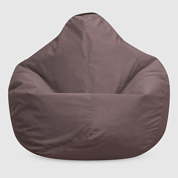 Груша Леви Велюр Triniti цвета какао с грязеотталкивающей технологией