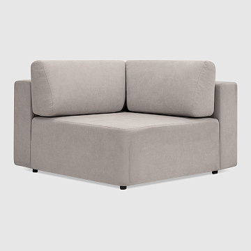 Угловая секция Позитано Бежевый шенилл Lounge