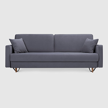 Раума Сталь дымчато-серый велюр Romano