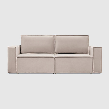 Комо Лайт Бежевый микровелюр Velutto