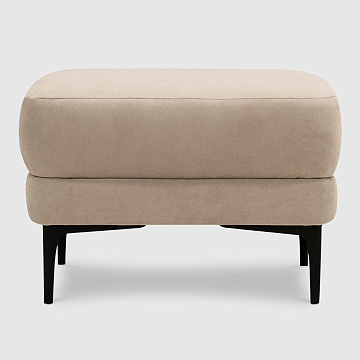 Пуф Меларен Бежевый велюр Buddy с грязеотталкивающей технологией