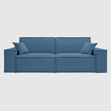 Комо Сталь синий велюр Romano