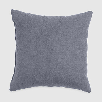 Подушка из шенилла серого цвета