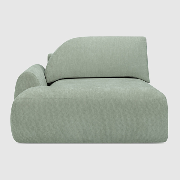 Оттоманка Равелло Мятный шенилл Umbra