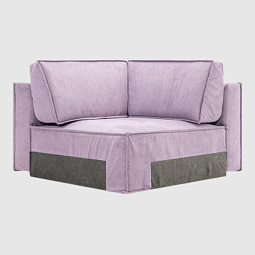 Угловая секция Чикаго шенилл Lounge цвета Фламинго